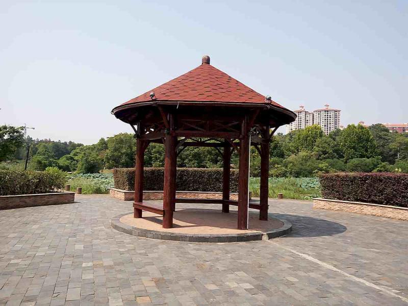 江西国家湿地公园防腐木圆亭5067 帖子ID:2970-木图网-木结构之家 www.woodpic.cn