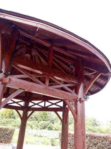 江西国家湿地公园防腐木圆亭6949 帖子ID:2970-木图网-木结构之家 www.woodpic.cn