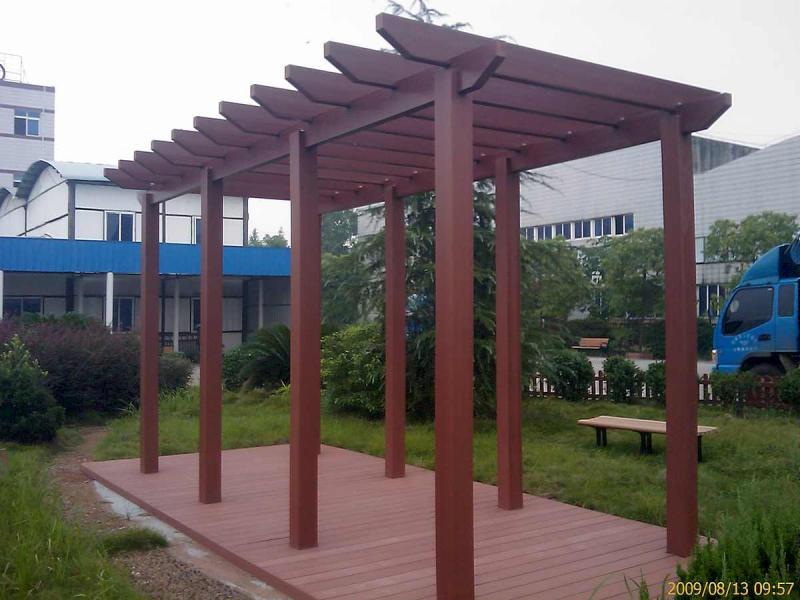 塑木景观葡萄架6631 帖子ID:2975-木图网-木结构之家 www.woodpic.cn