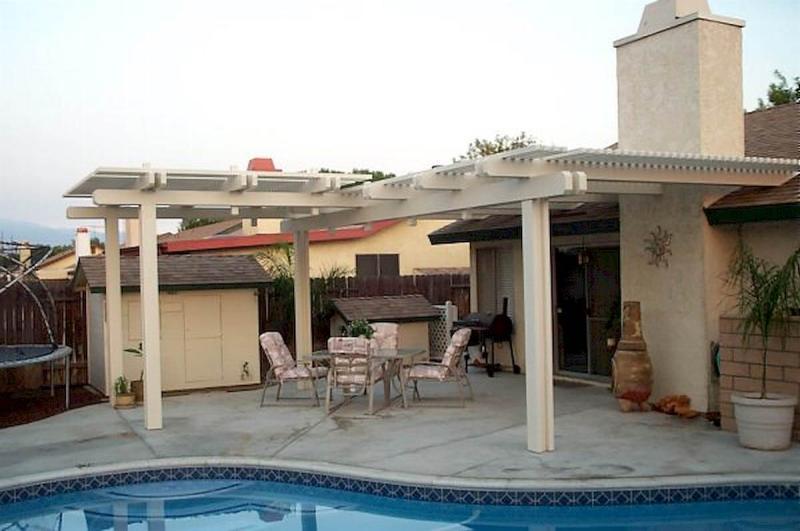 刷白漆的木结构廊架9010 帖子ID:2976-木图网-木结构之家 www.woodpic.cn