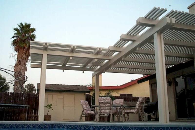 刷白漆的木结构廊架6007 帖子ID:2976-木图网-木结构之家 www.woodpic.cn