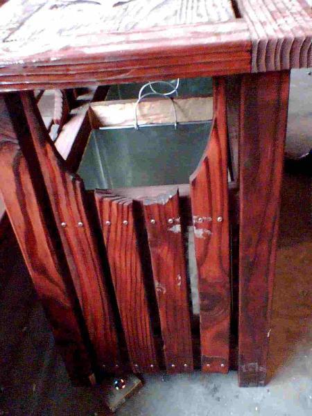 表面炭化木景观垃圾筒7144 帖子ID:2978-木图网-木结构之家 www.woodpic.cn