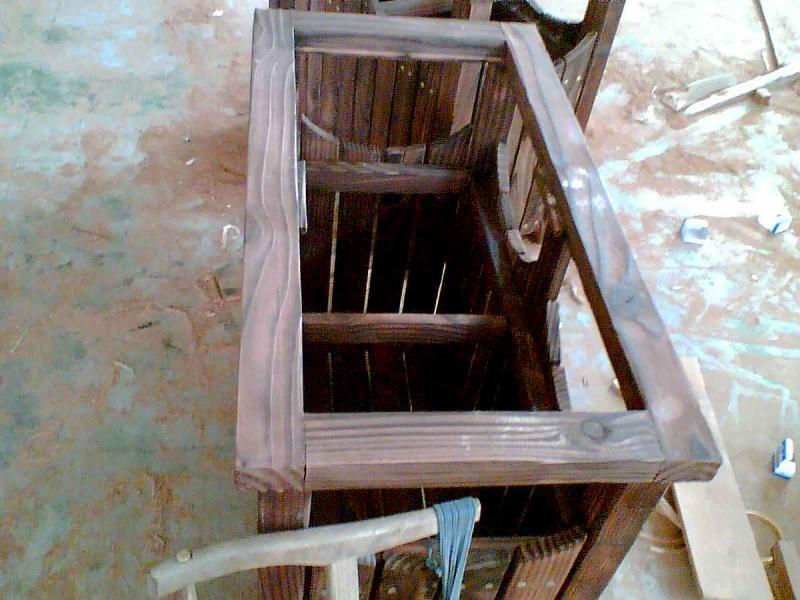 表面炭化木景观垃圾筒7780 帖子ID:2978-木图网-木结构之家 www.woodpic.cn