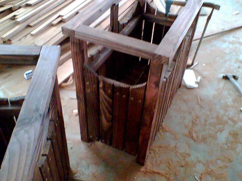 表面炭化木景观垃圾筒9699 帖子ID:2978-木图网-木结构之家 www.woodpic.cn