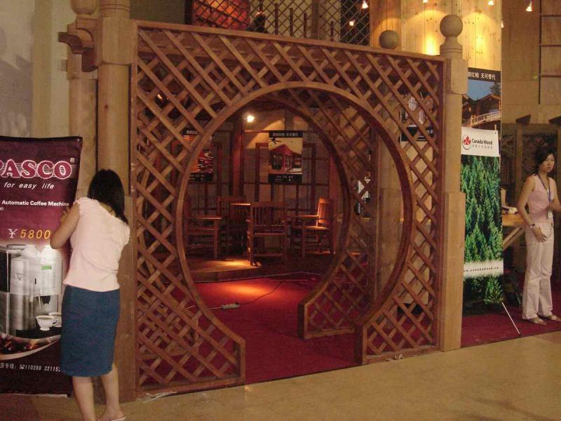 防腐木网格欣赏十8822 帖子ID:2858-木图网-木结构之家 www.woodpic.cn