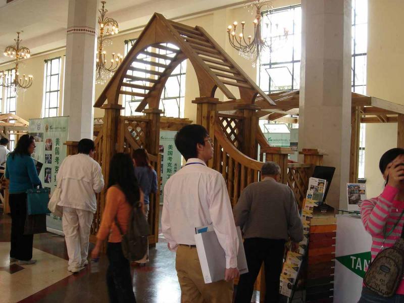 防腐木网格欣赏十1040 帖子ID:2858-木图网-木结构之家 www.woodpic.cn