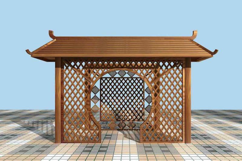 防腐木网格欣赏十1992 帖子ID:2858-木图网-木结构之家 www.woodpic.cn