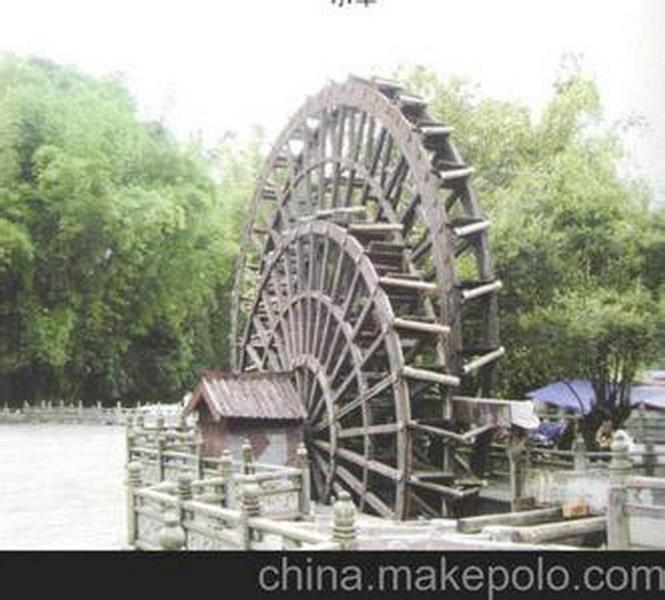 防腐木水车欣赏一8449 帖子ID:2859-木图网-木结构之家 www.woodpic.cn