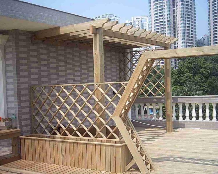 防腐木庭院景观欣赏七1610 帖子ID:2895-木图网-木结构之家 www.woodpic.cn