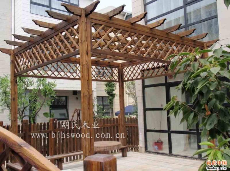 防腐木庭院景观欣赏七7934 帖子ID:2895-木图网-木结构之家 www.woodpic.cn