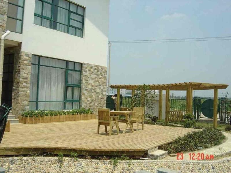 防腐木庭院景观欣赏十7284 帖子ID:2898-木图网-木结构之家 www.woodpic.cn