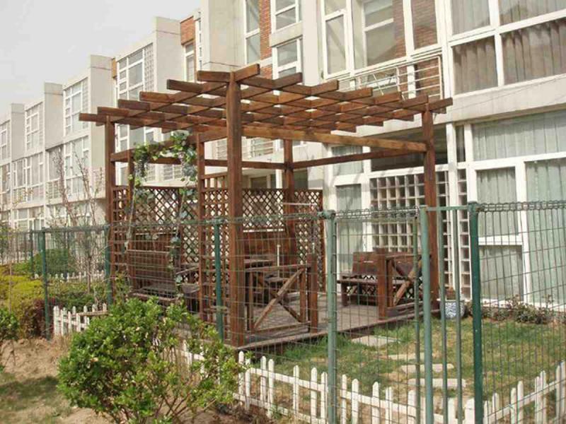 防腐木庭院景观欣赏十六101 帖子ID:2904-木图网-木结构之家 www.woodpic.cn