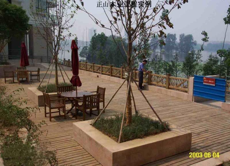 防腐木庭院景观欣赏十六5381 帖子ID:2904-木图网-木结构之家 www.woodpic.cn
