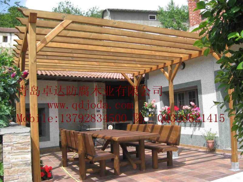 防腐木庭院景观欣赏二十6359 帖子ID:2908-木图网-木结构之家 www.woodpic.cn