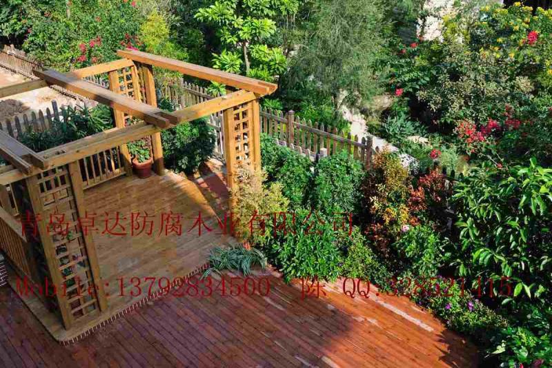防腐木庭院景观欣赏二十2304 帖子ID:2908-木图网-木结构之家 www.woodpic.cn