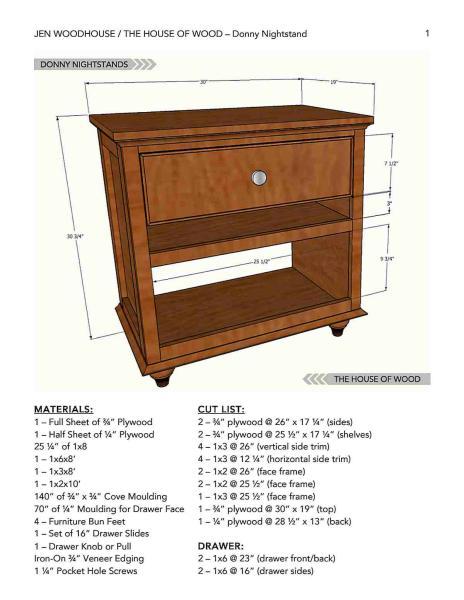 单抽屉柜子做法9168 帖子ID:2912-木图网-木结构之家 www.woodpic.cn