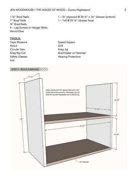 单抽屉柜子做法4784 帖子ID:2912-木图网-木结构之家 www.woodpic.cn