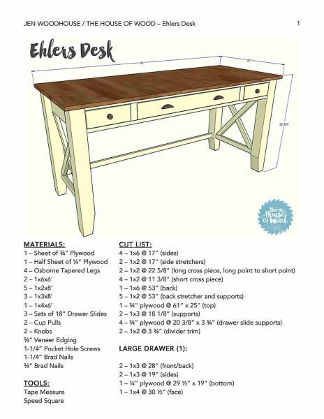 三抽屉简易桌子DIY4716 帖子ID:2913-木图网-木结构之家 www.woodpic.cn