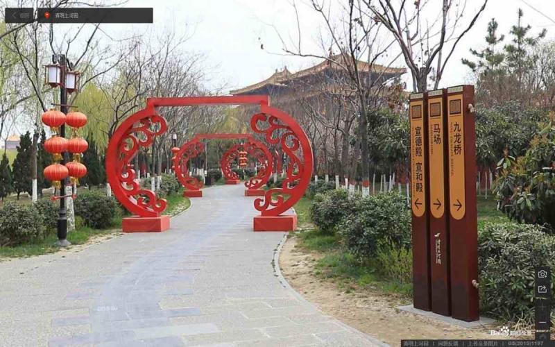 河南省清明上河图标示牌7809 帖子ID:3029-木图网-木结构之家 www.woodpic.cn