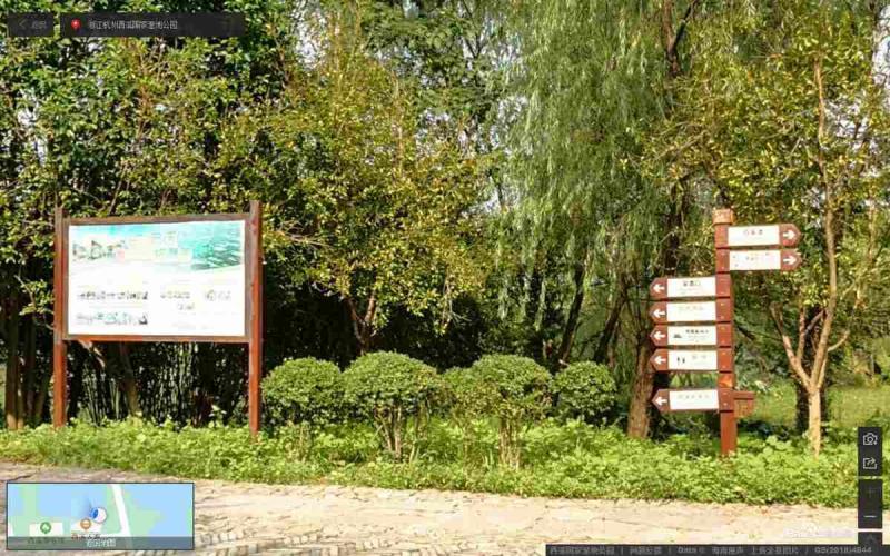 浙江杭州西溪国家湿地公园指示牌2147 帖子ID:3068-木图网-木结构之家 www.woodpic.cn