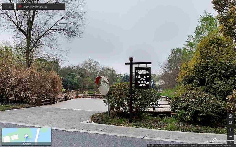 浙江杭州西溪国家湿地公园指示牌3815 帖子ID:3068-木图网-木结构之家 www.woodpic.cn