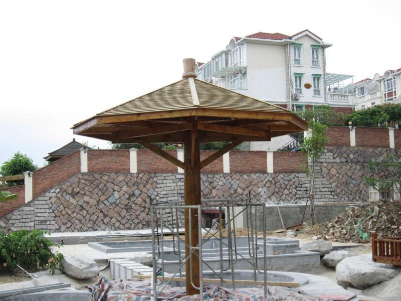 防腐木景观单亭2993 帖子ID:764-木图网-木结构之家 www.woodpic.cn