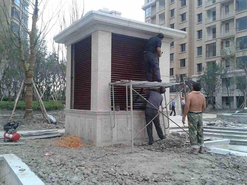 户外木百叶施工安装组图4571 帖子ID:3000-木图网-木结构之家 www.woodpic.cn