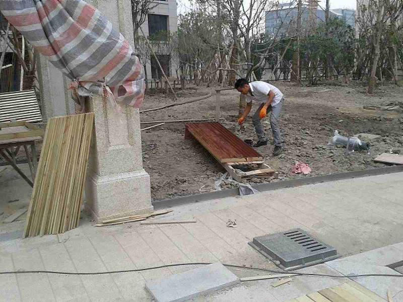 户外木百叶施工安装组图1667 帖子ID:3000-木图网-木结构之家 www.woodpic.cn