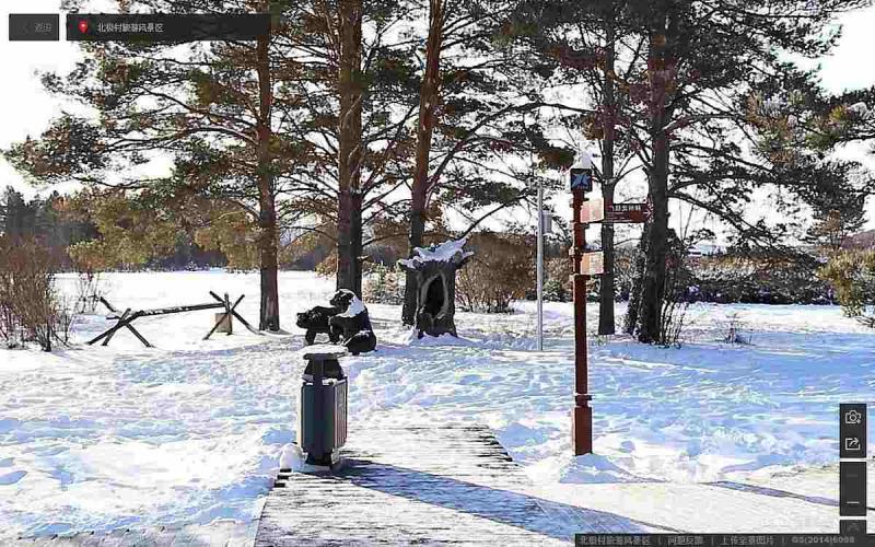 黑龙江省漠河县漠河北极村旅游区木结构指示牌3918 帖子ID:3006-木图网-木结构之家 www.woodpic.cn
