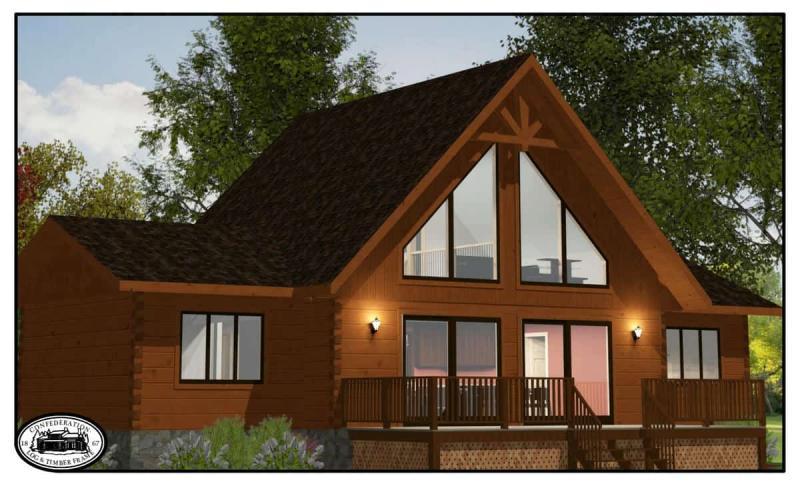 独栋别墅户型图3022272 帖子ID:3383-木图网-木结构之家 www.woodpic.cn