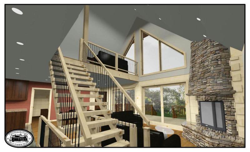 独栋别墅户型图3022714 帖子ID:3383-木图网-木结构之家 www.woodpic.cn