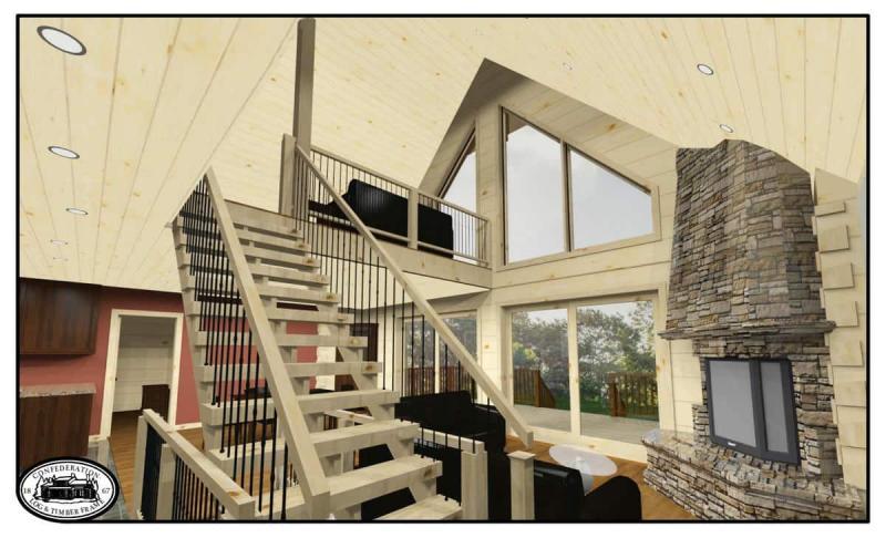 独栋别墅户型图302451 帖子ID:3383-木图网-木结构之家 www.woodpic.cn