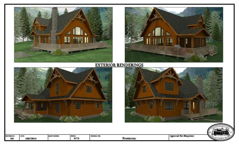 独栋别墅户型图3097541 帖子ID:3390-木图网-木结构之家 www.woodpic.cn