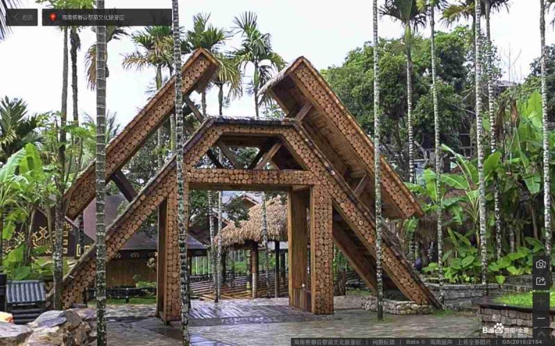 海南省槟榔谷黎苗文化旅游区宣传栏5012 帖子ID:3136-木图网-木结构之家 www.woodpic.cn