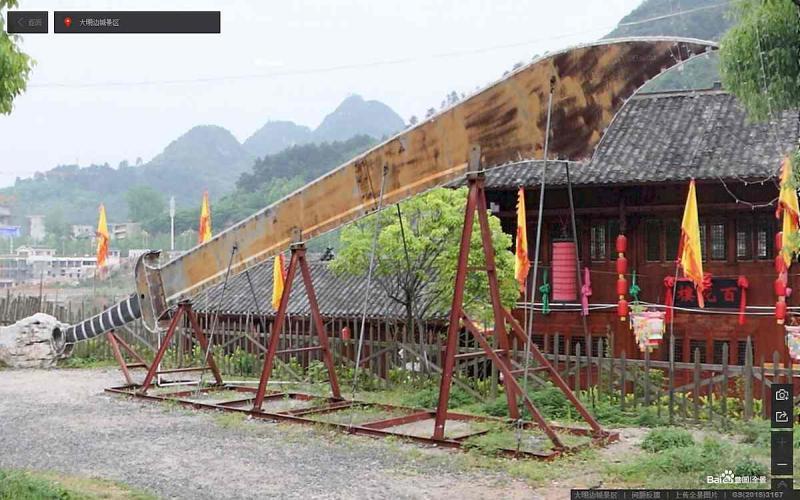贵州省铜仁市锦江河畔大明边城景区景观小品3609 帖子ID:3204-木图网-木结构之家 www.woodpic.cn