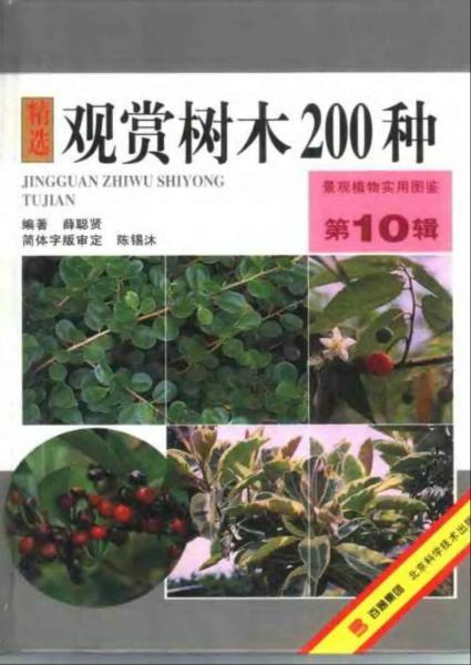 景观植物实用图鉴(第10辑)观赏树木4741 帖子ID:4827-木图网-木结构之家 www.woodpic.cn