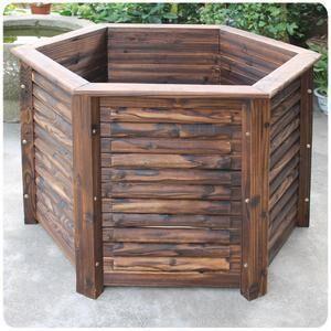 多边形防腐木花箱7300 帖子ID:935-木图网-木结构之家 www.woodpic.cn