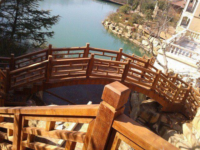 防腐木拱桥8966 帖子ID:955-木图网-木结构之家 www.woodpic.cn