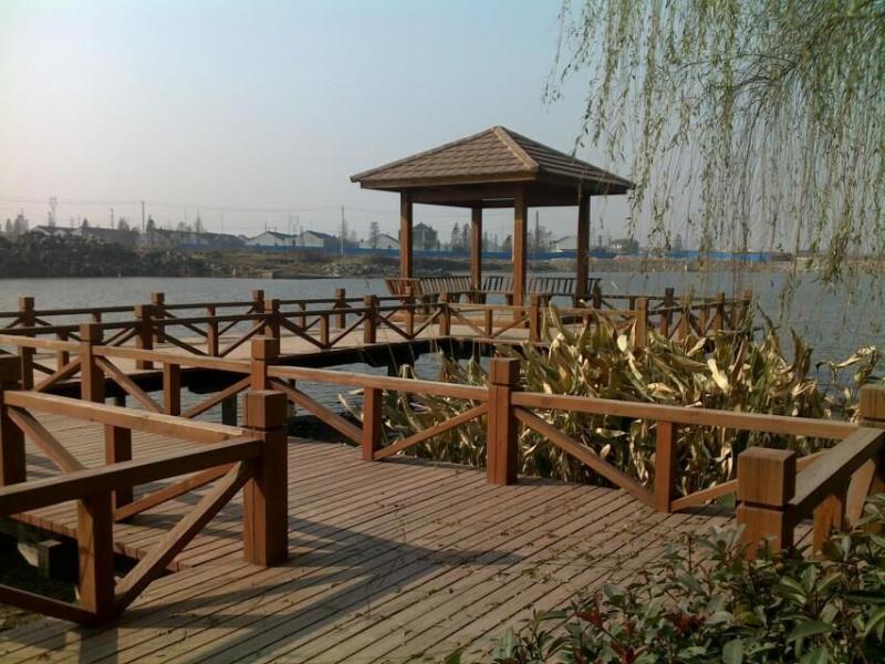 防腐木曲桥9993 帖子ID:956-木图网-木结构之家 www.woodpic.cn