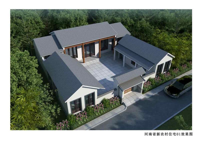 河南省济源市农村住房设计图集 1号705 帖子ID:6877-木图网-木结构之家 www.woodpic.cn