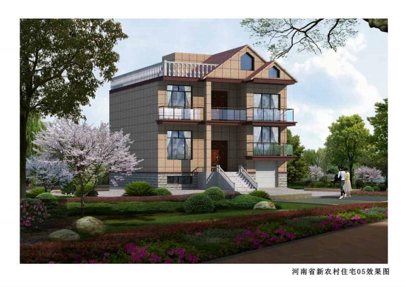 河南省济源市农村住房设计图集 5号6172 帖子ID:6881-木图网-木结构之家 www.woodpic.cn