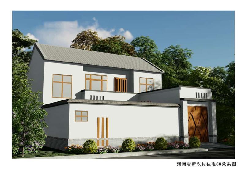河南省济源市农村住房设计图集 8号101 帖子ID:6884-木图网-木结构之家 www.woodpic.cn