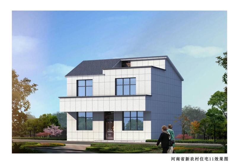 河南省济源市农村住房设计图集 11号406 帖子ID:6887-木图网-木结构之家 www.woodpic.cn