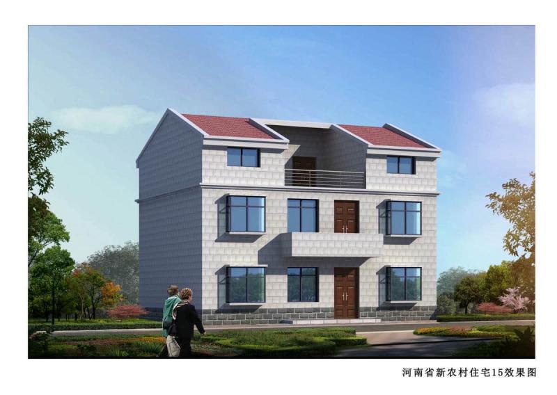 河南省济源市农村住房设计图集 15号261 帖子ID:6891-木图网-木结构之家 www.woodpic.cn