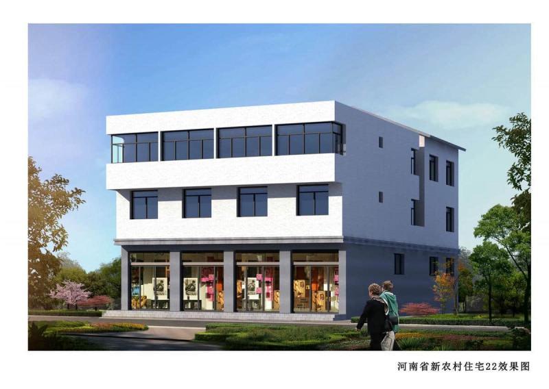 河南省济源市农村住房设计图集 22号725 帖子ID:6898-木图网-木结构之家 www.woodpic.cn