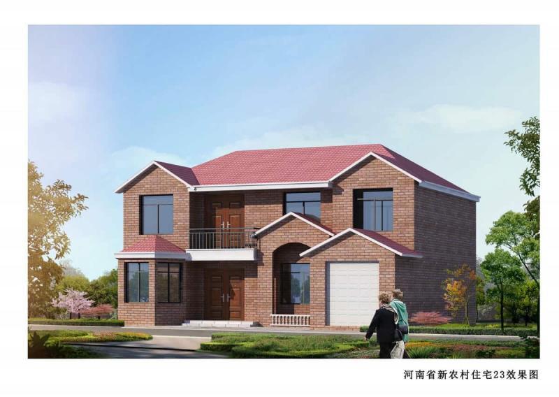 河南省济源市农村住房设计图集 23号5323 帖子ID:6899-木图网-木结构之家 www.woodpic.cn