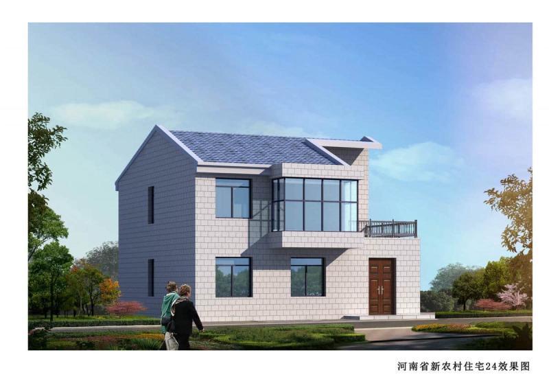 河南省济源市农村住房设计图集 24号1204 帖子ID:6900-木图网-木结构之家 www.woodpic.cn