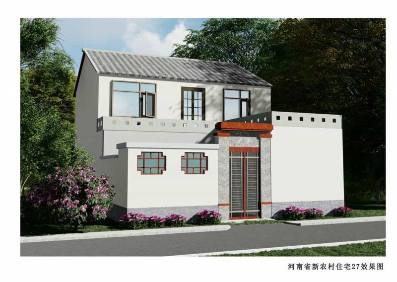 河南省济源市农村住房设计图集 27号3480 帖子ID:6903-木图网-木结构之家 www.woodpic.cn