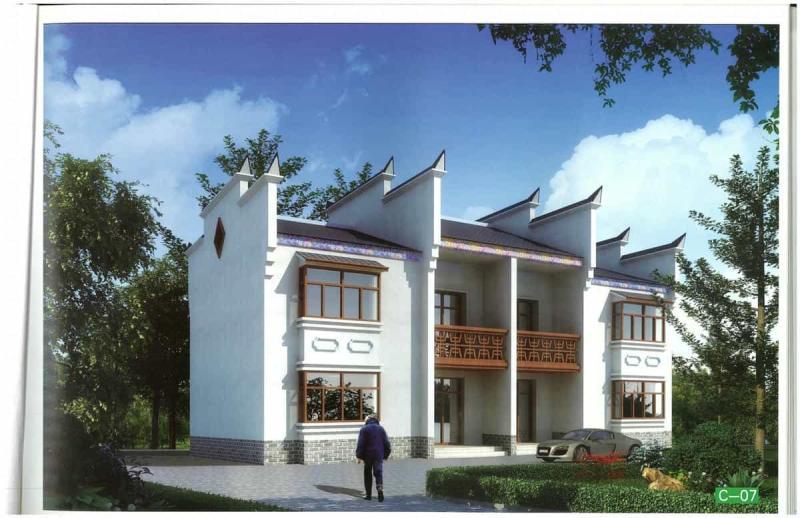 江西省和谐秀美乡村特色农房设计图集C-071790 帖子ID:6946-木图网-木结构之家 www.woodpic.cn