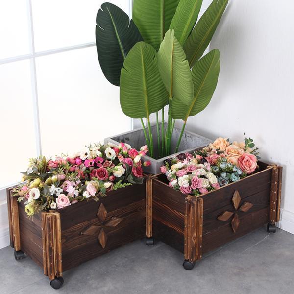 移动式防腐木花箱3412 帖子ID:947-木图网-木结构之家 www.woodpic.cn